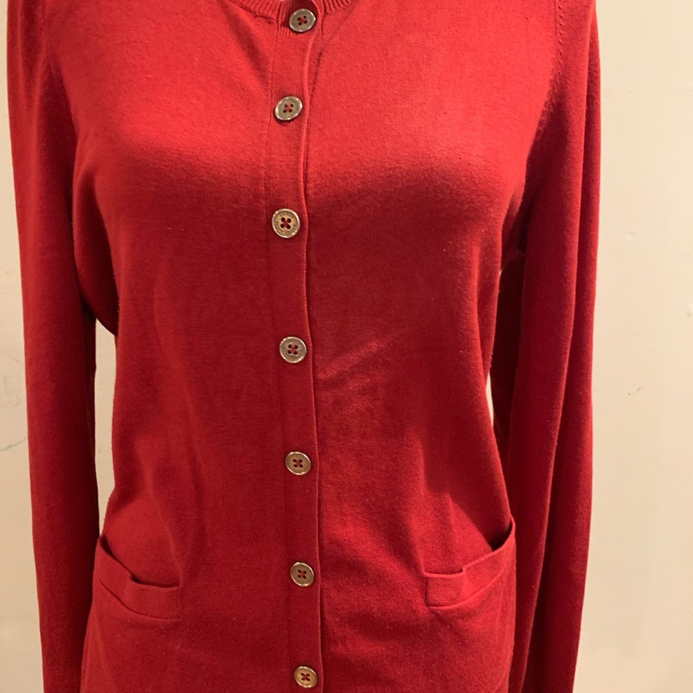 Ralph Lauren wool cardigan sweater, size L.